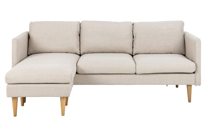 Sanat 3-seters Sofa med Divan - Beige - Møbler - Sofaer - Sofa med sjeselong