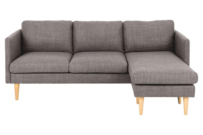 Sanat 3-seters Sofa med Divan - Brun - Møbler - Sofaer - Sofa med sjeselong