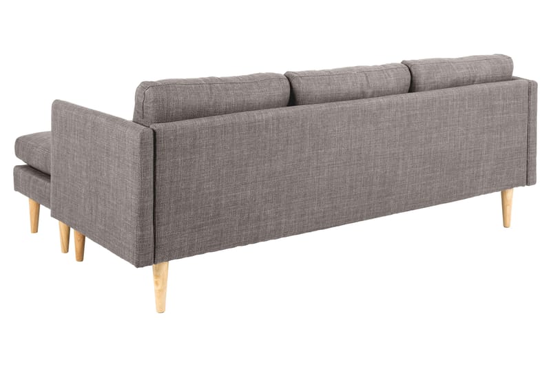 Sanat 3-seters Sofa med Divan - Brun - Møbler - Sofaer - Sofa med sjeselong