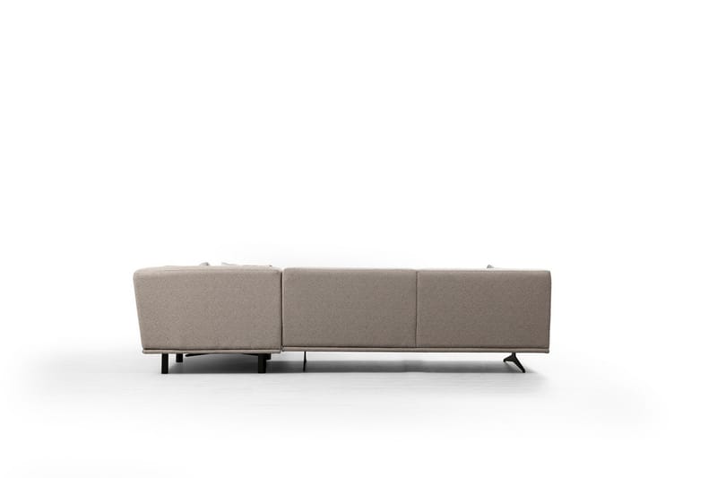 Sanroman Divansofa - Beige - Møbler - Sofaer - Sofa med sjeselong