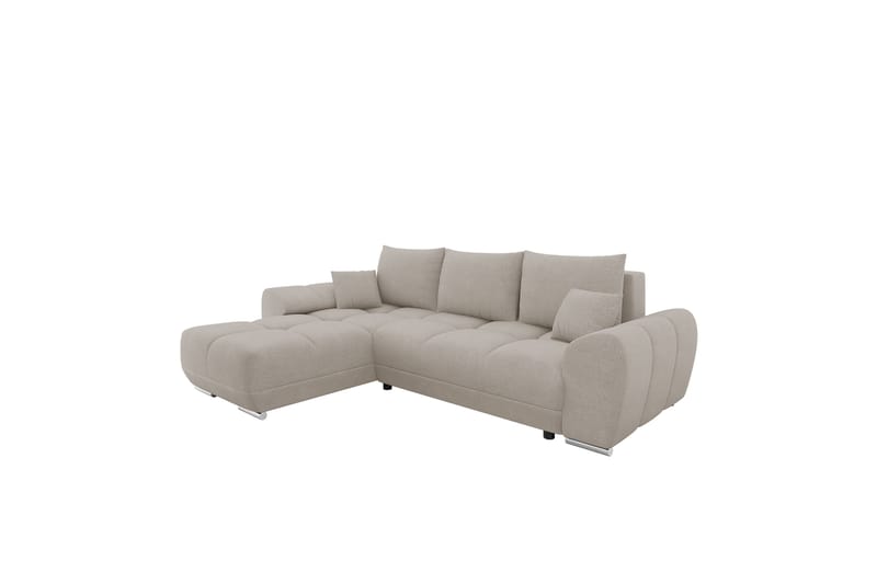 Simerly Sofa med Divan 3-seter - Beige - Møbler - Sofaer - Sofa med sjeselong