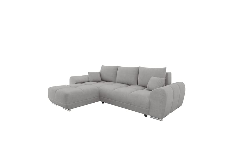 Simerly Sofa med Divan 3-seter - Grå - Møbler - Sofaer - Sofa med sjeselong