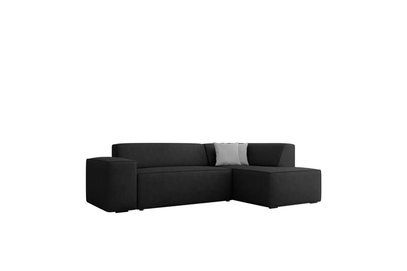 Slucajno Sofa med Sjeselong 3-seter - Svart/Grå - Møbler - Sofaer - Sofa med sjeselong