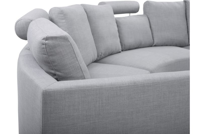 Sovesofa 448 cm - Grå - Møbler - Sofaer - Sofa med sjeselong