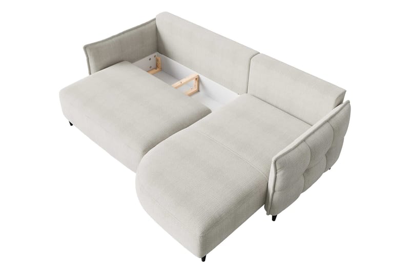 Sycylia Sofa med Divan 3-seter - Grå - Møbler - Sofaer - Sofa med sjeselong