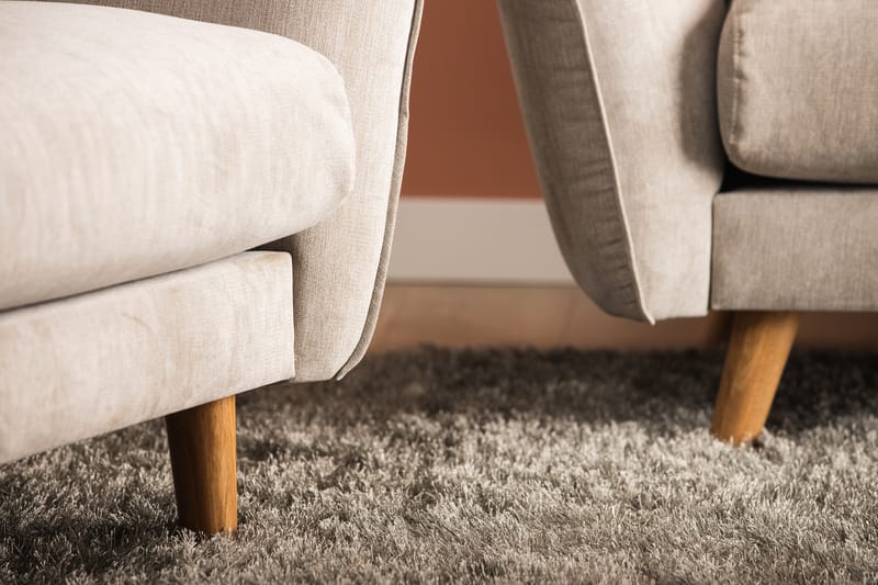 Trend Luksus L-sofa 4-seter Sjeselongsofa Venstre - Beige - Møbler - Sofaer - Sofa med sjeselong