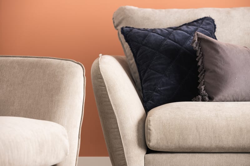 Trend Luksus L-sofa 4-seter Sjeselongsofa Venstre - Beige - Møbler - Sofaer - Sofa med sjeselong