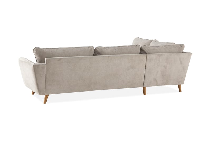 Trend Luksus L-sofa 4-seter Sjeselongsofa Venstre - Beige - Møbler - Sofaer - Sofa med sjeselong