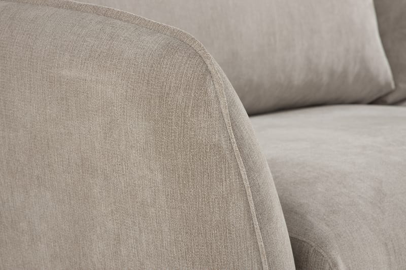 Trend Luksus L-sofa 4-seter Sjeselongsofa Venstre - Beige - Møbler - Sofaer - Sofa med sjeselong