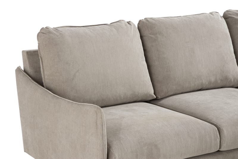 Trend Lyx 3-seter Divansofa Høyre - Beige/Eik - Møbler - Sofaer - Sofa med sjeselong