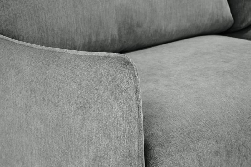 Trend Lyx Sjeselongsofa Høyre - Grå/Eik - Møbler - Sofaer - Sofa med sjeselong