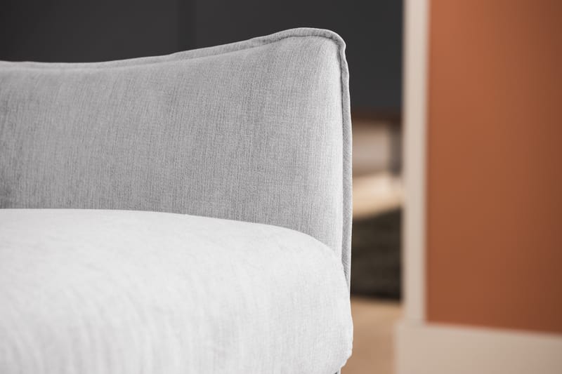 Trend Lyx Sjeselongsofa Høyre - Lysegrå/Eik - Møbler - Sofaer - Sofa med sjeselong