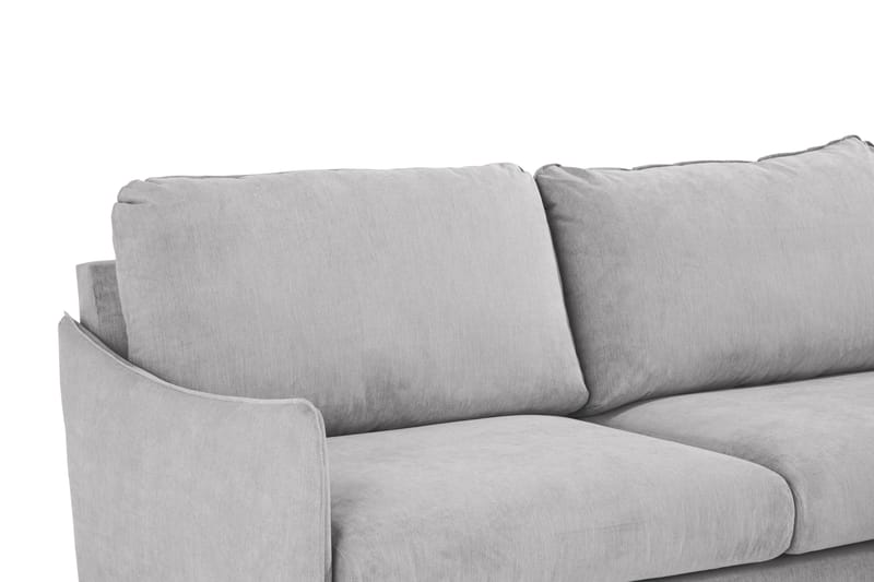 Trend Lyx Sjeselongsofa Høyre - Lysegrå/Eik - Møbler - Sofaer - Sofa med sjeselong