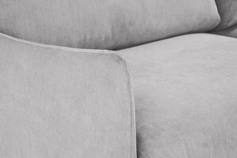 Trend Lyx Sjeselongsofa Høyre - Lysegrå/Eik - Møbler - Sofaer - Sofa med sjeselong