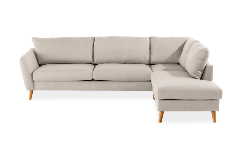 Trend Sofa 3-seters med Sjeselong Høyre 278 cm bred - Beige - Møbler - Sofaer - Sofa med sjeselong