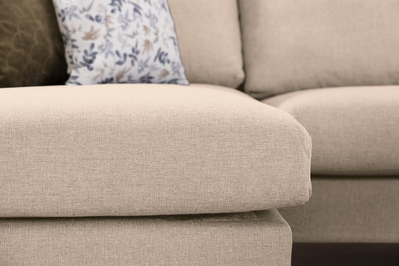 Trend Sofa 3-seters med Sjeselong Høyre 278 cm bred - Beige - Møbler - Sofaer - Sofa med sjeselong