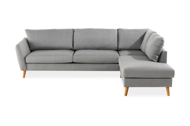 Trend Soffa 3-seter med Sjeselong Høyre - Lysegrå - Møbler - Sofaer - Sofa med sjeselong