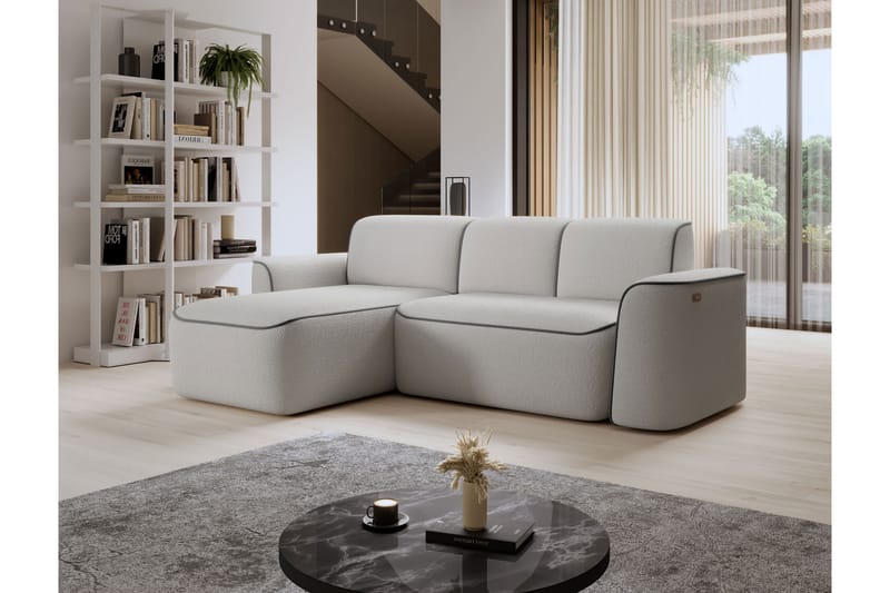 Ume 4-seter Sofa med Sjeselong - Grå - Møbler - Sofaer - Sofa med sjeselong