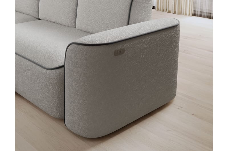 Ume 4-seter Sofa med Sjeselong - Grå - Møbler - Sofaer - Sofa med sjeselong