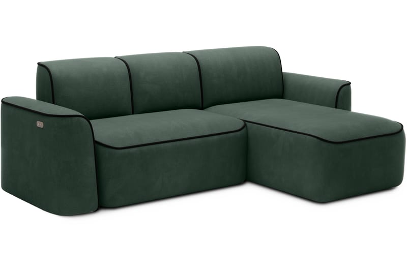 Ume 4-seter Sofa med Sjeselong - Grønn - Møbler - Sofaer - Sofa med sjeselong