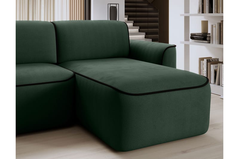 Ume 4-seter Sofa med Sjeselong - Grønn - Møbler - Sofaer - Sofa med sjeselong