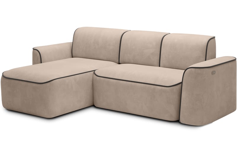 Ume 4-seter Sofa med Sjeselong - Krem - Møbler - Sofaer - Sofa med sjeselong