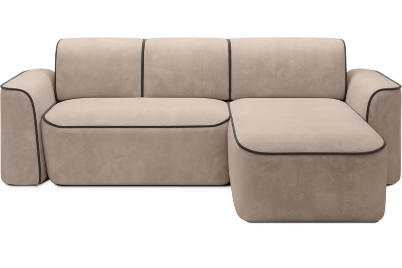 Ume 4-seters Sofa med Divan - Krem - Møbler - Sofaer - Sofa med sjeselong