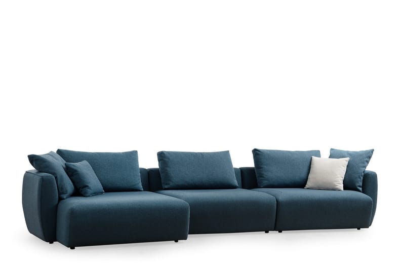 Viimse Sofa med Divan 3-seter - Blå - Møbler - Sofaer - Sofa med sjeselong