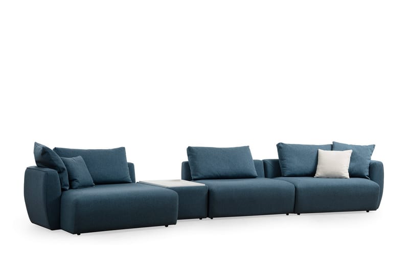 Viimse Sofa med Divan 3-seter - Blå - Møbler - Sofaer - Sofa med sjeselong