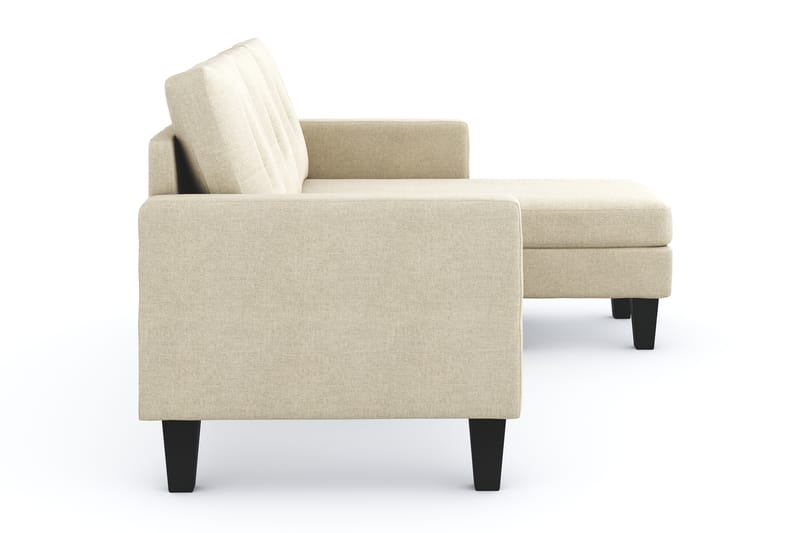 Vislanda 3-seters Sofa med Sjeselong - Beige - Møbler - Sofaer - Sofa med sjeselong