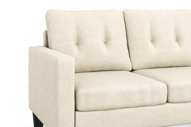 Vislanda 3-seters Sofa med Sjeselong - Beige - Møbler - Sofaer - Sofa med sjeselong