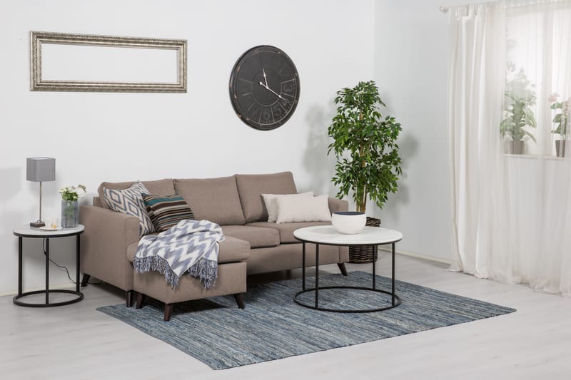 Zero Divansofa 3-seter Vendbar - Beige - Møbler - Sofaer - Sofa med sjeselong