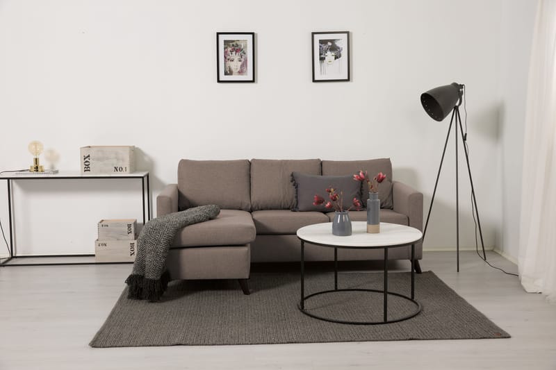 Zero Divansofa 3-seter Vendbar - Beige - Møbler - Sofaer - Sofa med sjeselong