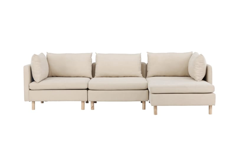 Zero Sofa m/ Divan 3-seter - Beige - Møbler - Sofaer - Sofa med sjeselong