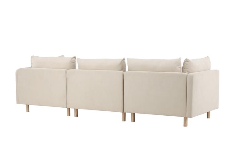 Zero Sofa m/ Divan 3-seter - Beige - Møbler - Sofaer - Sofa med sjeselong