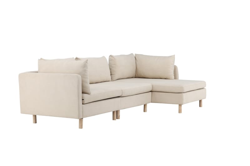 Zero Sofa m/ Divan 3-seter - Beige - Møbler - Sofaer - Sofa med sjeselong