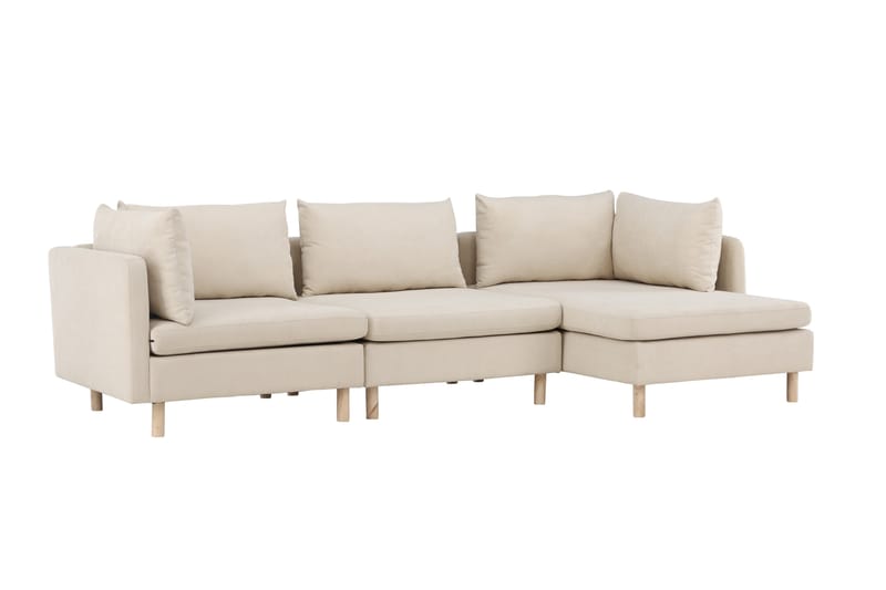 Zero Sofa m/ Divan 3-seter - Beige - Møbler - Sofaer - Sofa med sjeselong