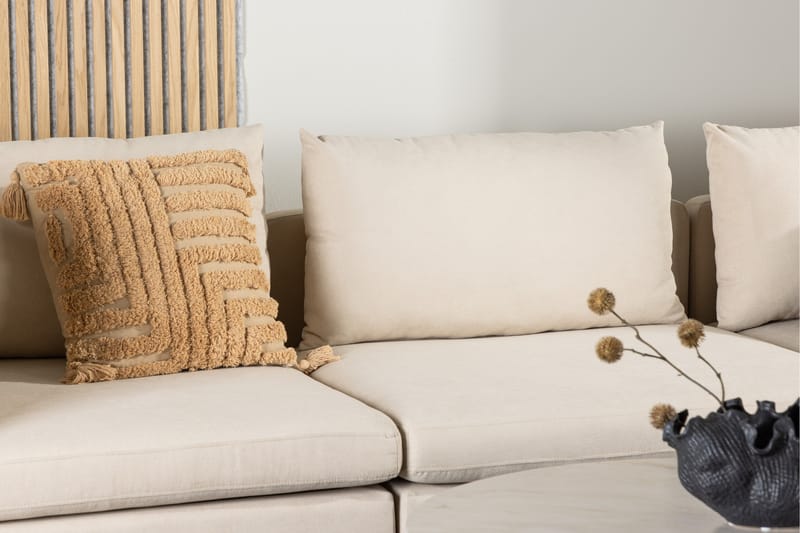 Zero Sofa m/ Divan 3-seter - Beige - Møbler - Sofaer - Sofa med sjeselong