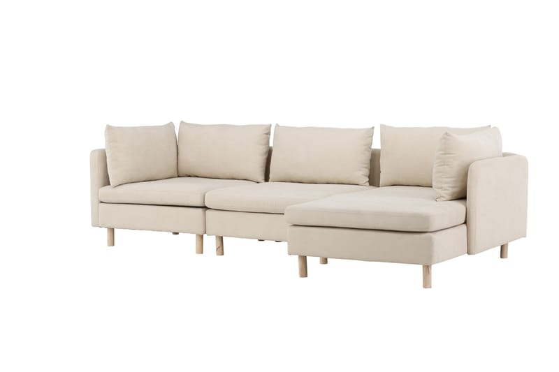 Zero Sofa m/ Divan 3-seter - Beige - Møbler - Sofaer - Sofa med sjeselong