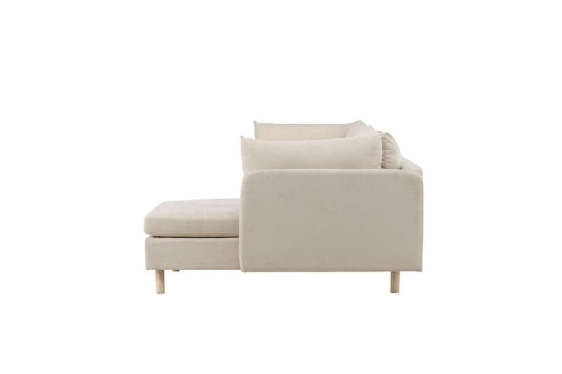 Zero Sofa m/ Divan 3-seter - Beige - Møbler - Sofaer - Sofa med sjeselong