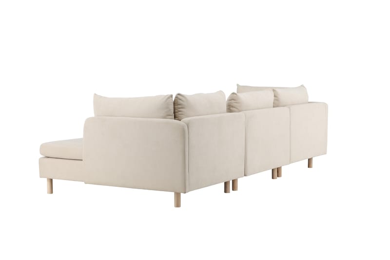 Zero Sofa m/ Divan 3-seter - Beige - Møbler - Sofaer - Sofa med sjeselong