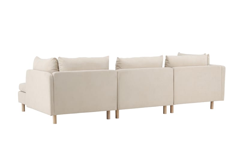 Zero Sofa m/ Divan 3-seter - Beige - Møbler - Sofaer - Sofa med sjeselong