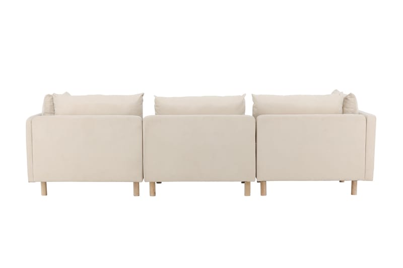 Zero Sofa m/ Divan 3-seter - Beige - Møbler - Sofaer - Sofa med sjeselong