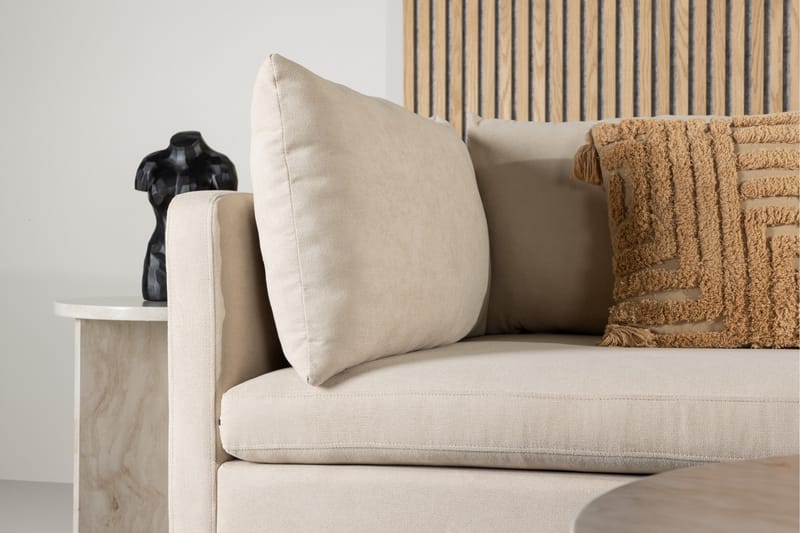 Zero Sofa m/ Divan 3-seter - Beige - Møbler - Sofaer - Sofa med sjeselong