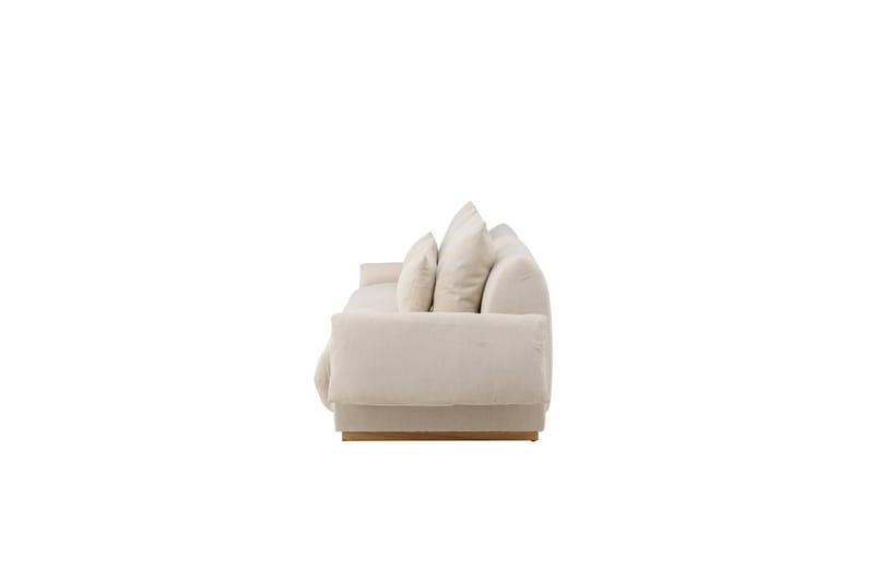 Sofa VIND 3-seters Mollösund 237x95x82 cm Beige - Møbler - Sofaer - Sofa 3 seter