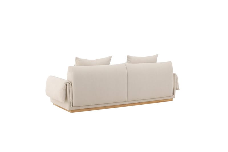 Sofa VIND 3-seters Mollösund 237x95x82 cm Beige - Møbler - Sofaer - Sofa 3 seter