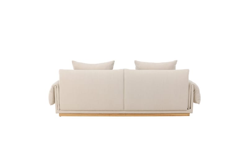 Sofa VIND 3-seters Mollösund 237x95x82 cm Beige - Møbler - Sofaer - Sofa 3 seter