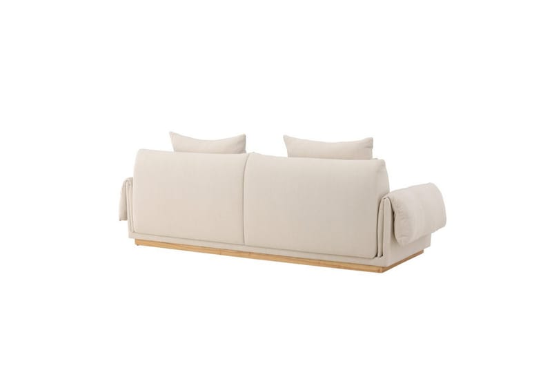 Sofa VIND 3-seters Mollösund 237x95x82 cm Beige - Møbler - Sofaer - Sofa 3 seter