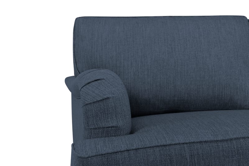 Howard Classic Sofagruppe 3-seter+Lenestol+Fotskammel - Mørkeblå - Møbler - Sofaer - Sofagrupper - Chesterfield sofagruppe