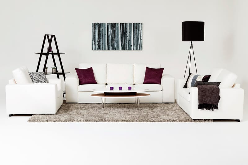 Connect Sofagruppe 3+2 - Hvit - Møbler - Sofaer - Sofagrupper